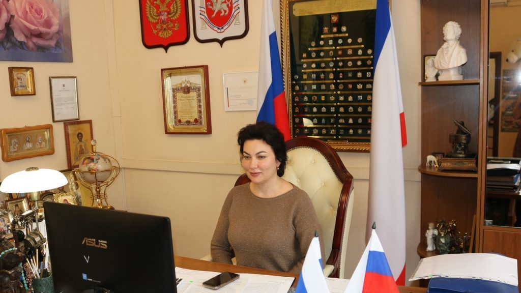 Арина Новосельская приняла участие в совещании о ходе реализации инфраструктурных проектов в Республике Крым