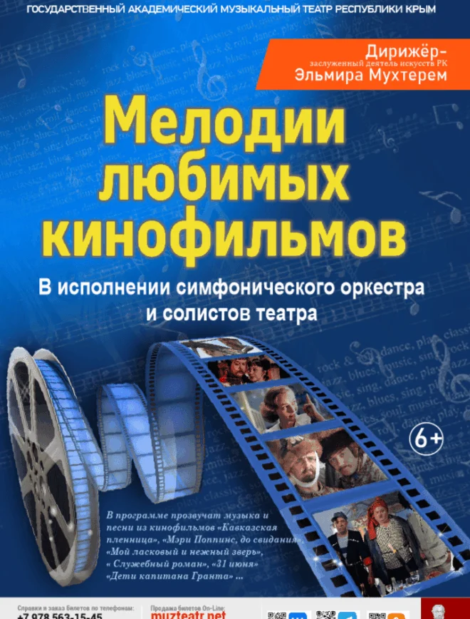 Постер «Мелодии любимых кинофильмов»